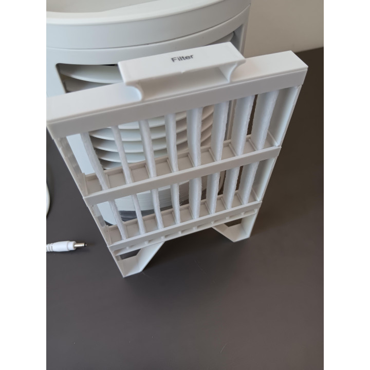 Compacte USB aircooler luchtkoeler met watertank en sfeerverlichting