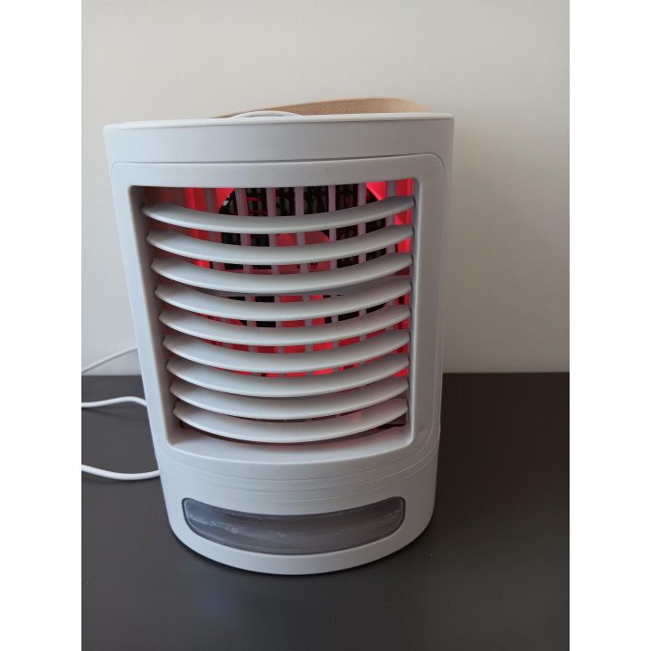 Compacte USB aircooler luchtkoeler met watertank en sfeerverlichting