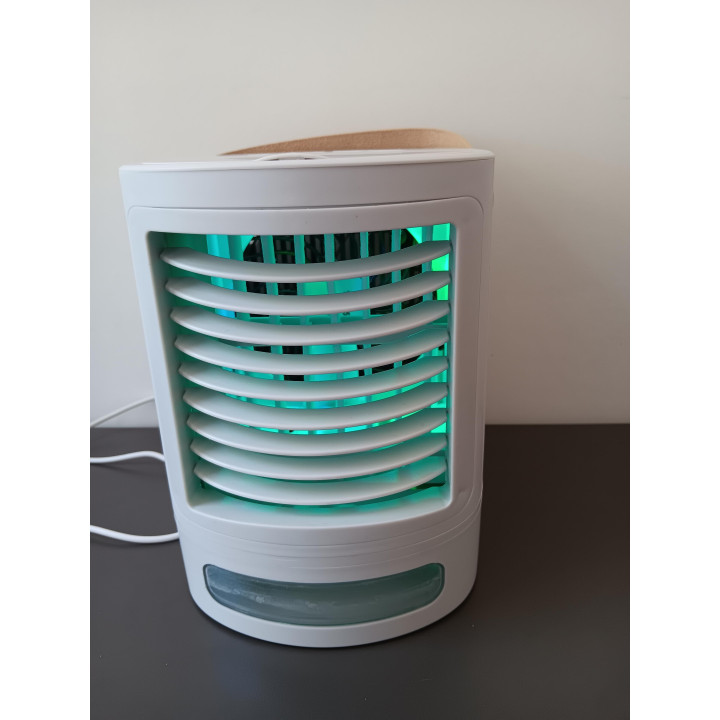 Compacte USB aircooler luchtkoeler met watertank en sfeerverlichting