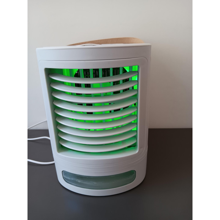 Compacte USB aircooler luchtkoeler met watertank en sfeerverlichting