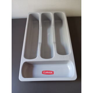 Curver bestekbak lade organiser lichtgrijs