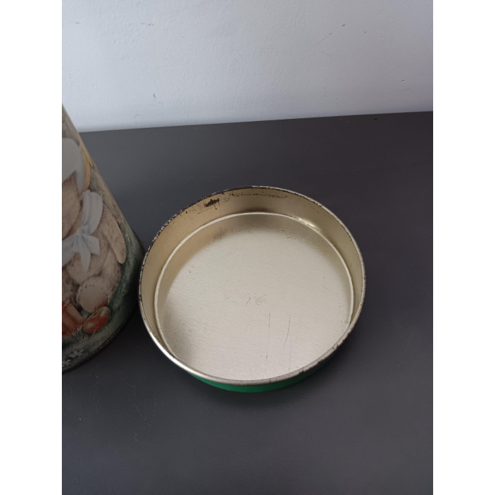 Vintage Teddy Tum Tum blik met deksel