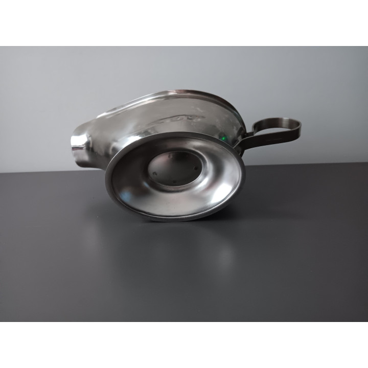 RVS sauskom met oor en schenktuit