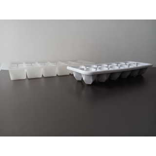 Set van 2 ijsblokjesvormen kunststof