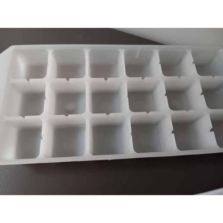 Set van 2 ijsblokjesvormen kunststof