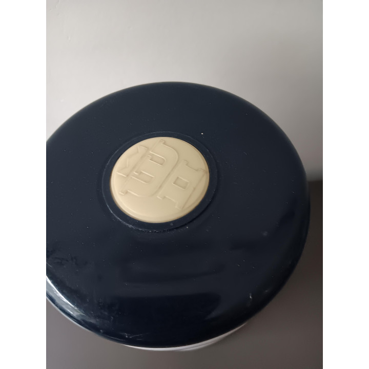 Vintage melkglas Opaline tabakspot Willem II Valkenswaard Holland