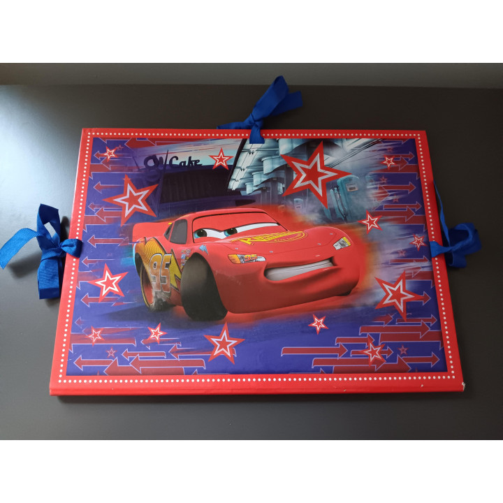 Cars bewaarmap voor tekeningen met lintsluiting