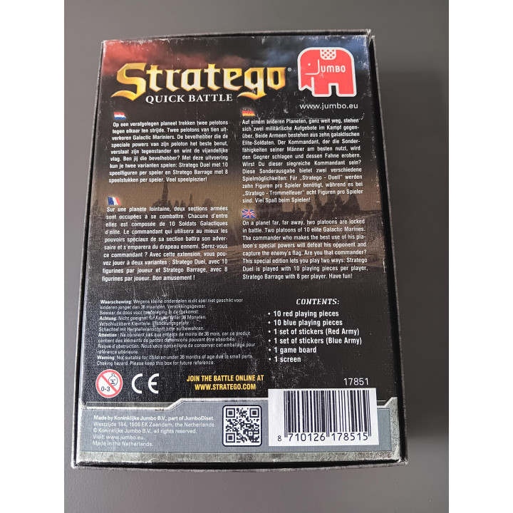 Stratego Quick Battle bordspel Jumbo