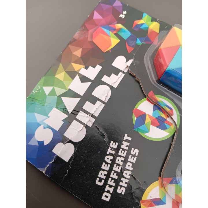 Snake Builder fidget speelgoed kleurrijk draaibaar