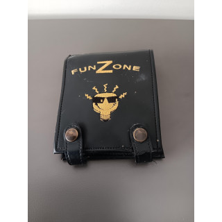 FunZone zwarte portemonnee met drukknopen en meerdere vakken