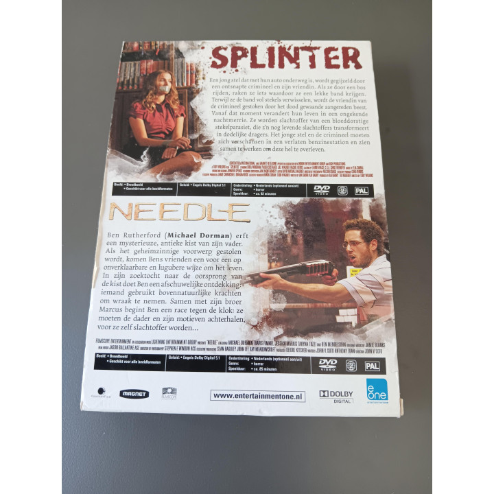 Splinter en Needle 2 Movie Collection dvd set