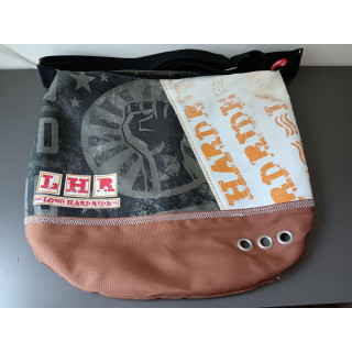 Long Hard Ride schoudertas patchwork design