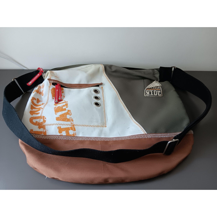 Long Hard Ride schoudertas patchwork design