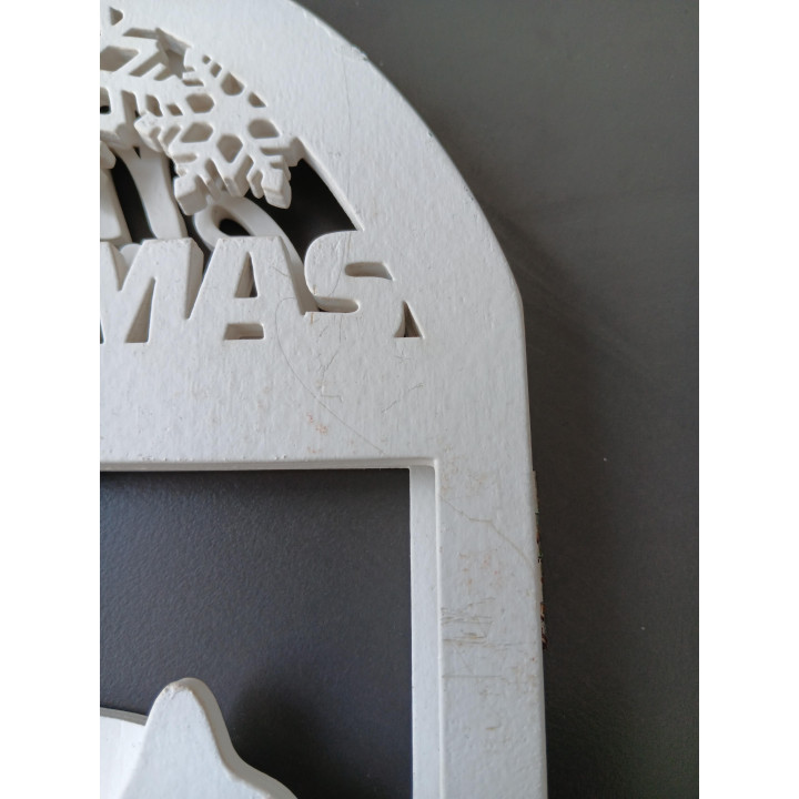 Houten Kerstdecoratie Scherm Merry Christmas