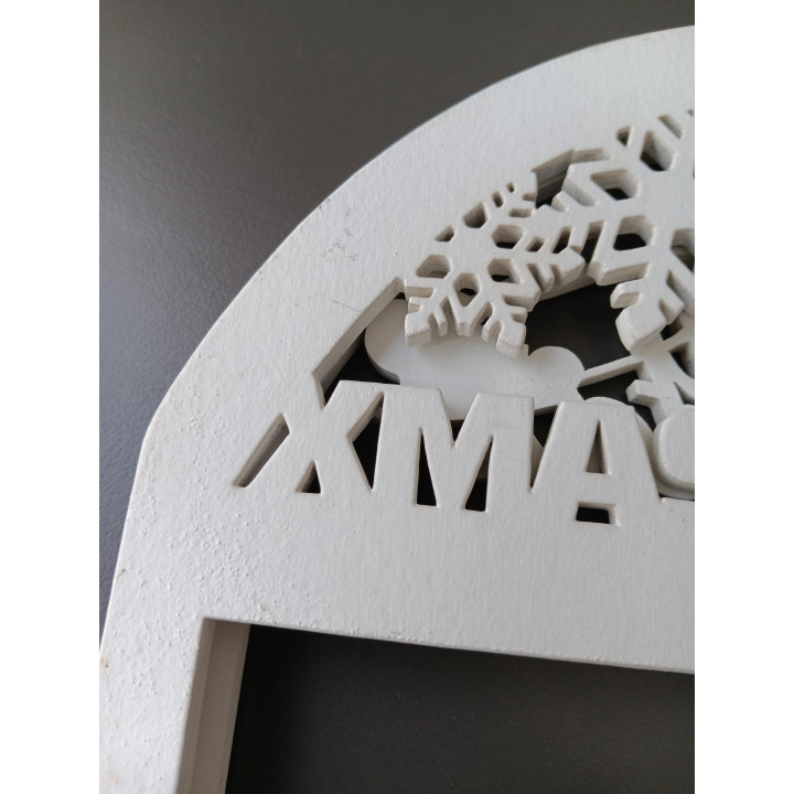 Houten Kerstdecoratie Scherm Merry Christmas