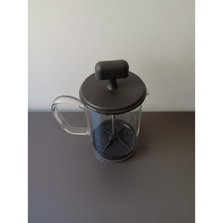 Melkopschuimer van glas handmatige melkklopper