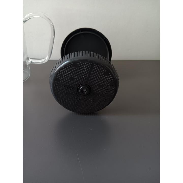 Melkopschuimer van glas handmatige melkklopper