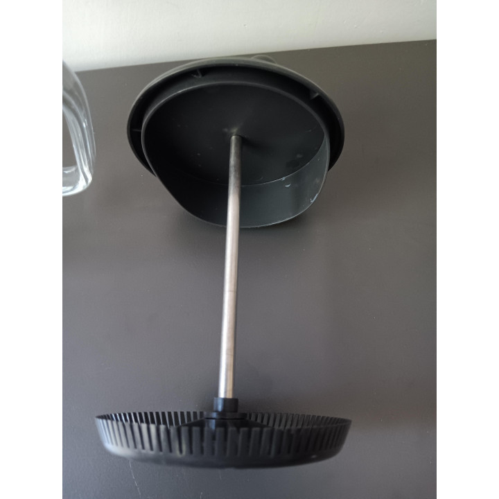 Melkopschuimer van glas handmatige melkklopper