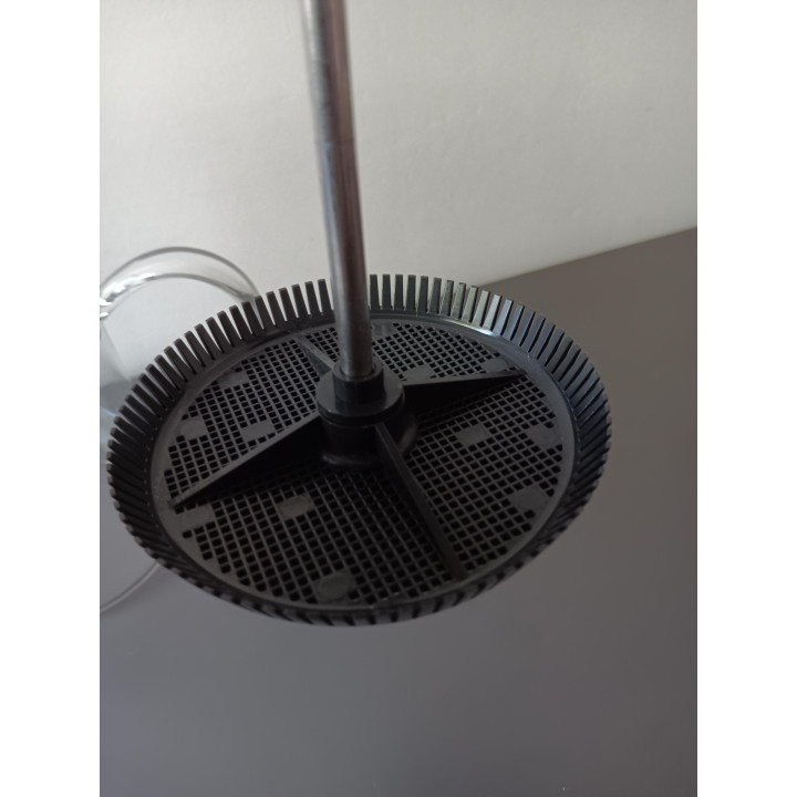 Melkopschuimer van glas handmatige melkklopper