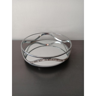 Spiegelplateau met Strass Rond
