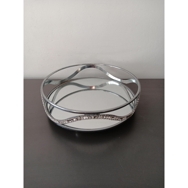 Spiegelplateau met Strass Rond
