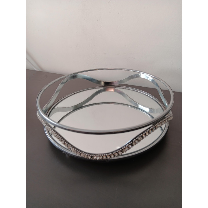 Spiegelplateau met Strass Rond