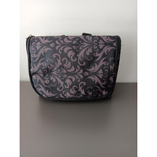 Toilettas met Paars Zwart Barokmotief