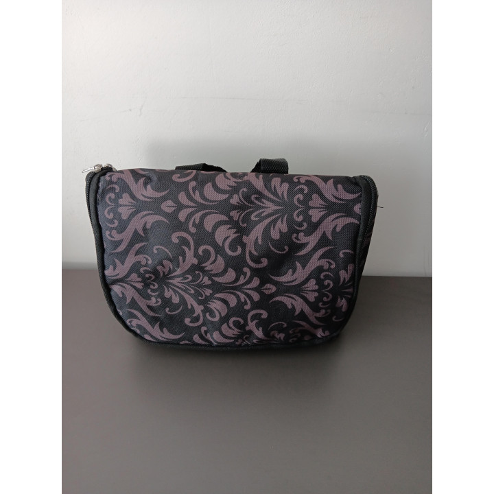 Toilettas met Paars Zwart Barokmotief