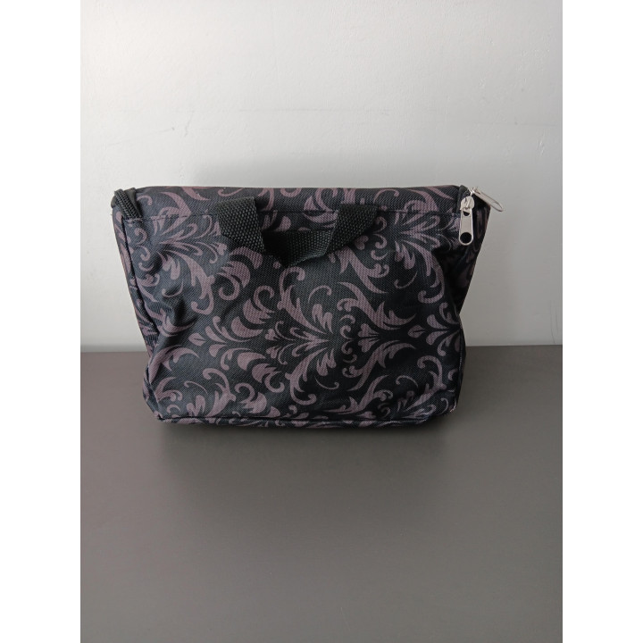 Toilettas met Paars Zwart Barokmotief