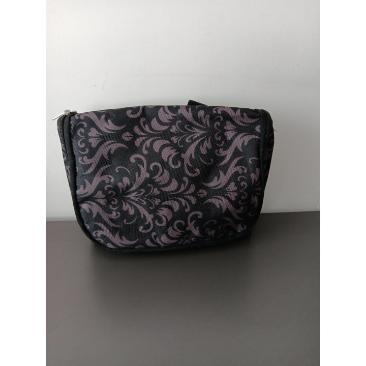 Toilettas met Paars Zwart Barokmotief