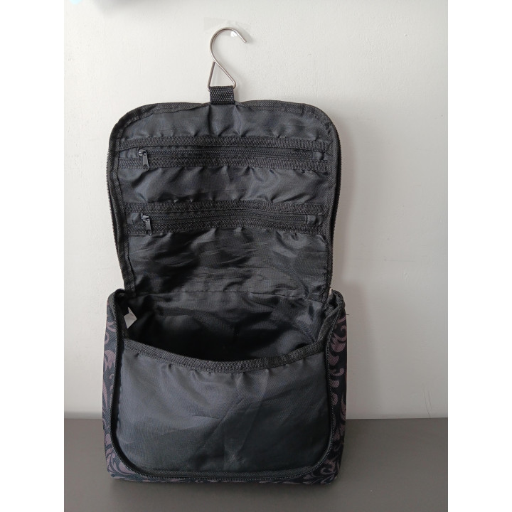 Toilettas met Paars Zwart Barokmotief