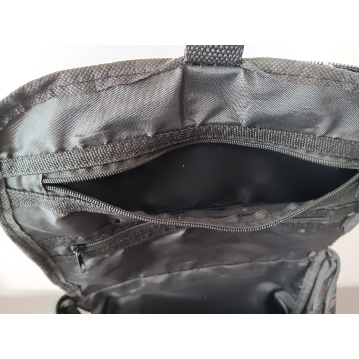 Toilettas met Paars Zwart Barokmotief