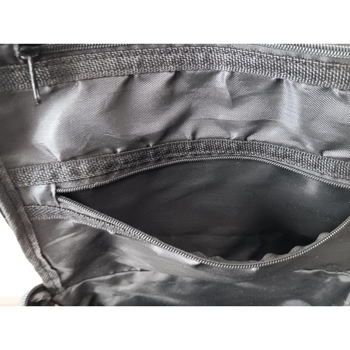 Toilettas met Paars Zwart Barokmotief