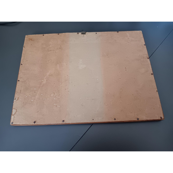 Anton Pieck prent in houten lijst