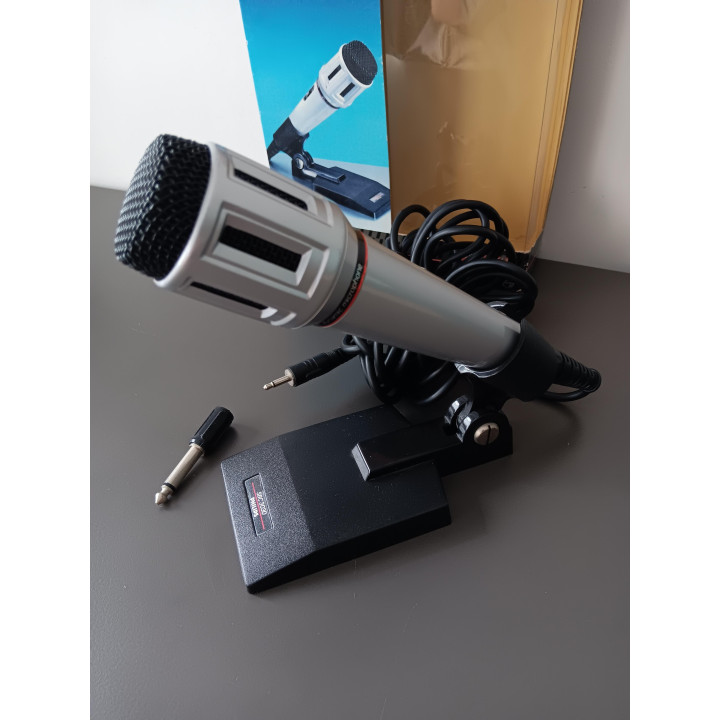 Philips SBC 3030 dynamische microfoon met tafelstandaard