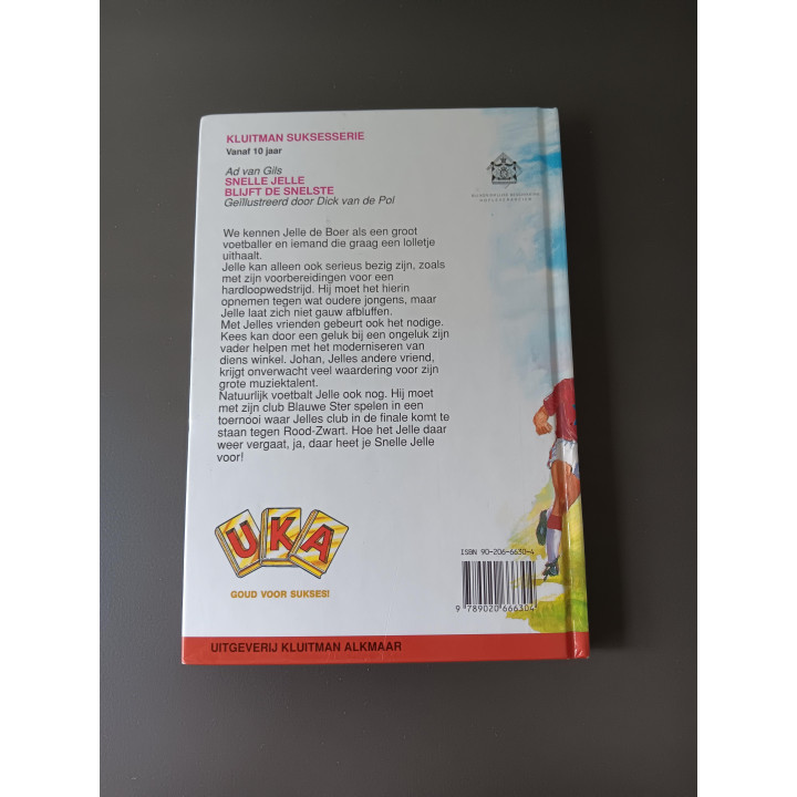 Snelle Jelle Ad van Gils voetbalboek