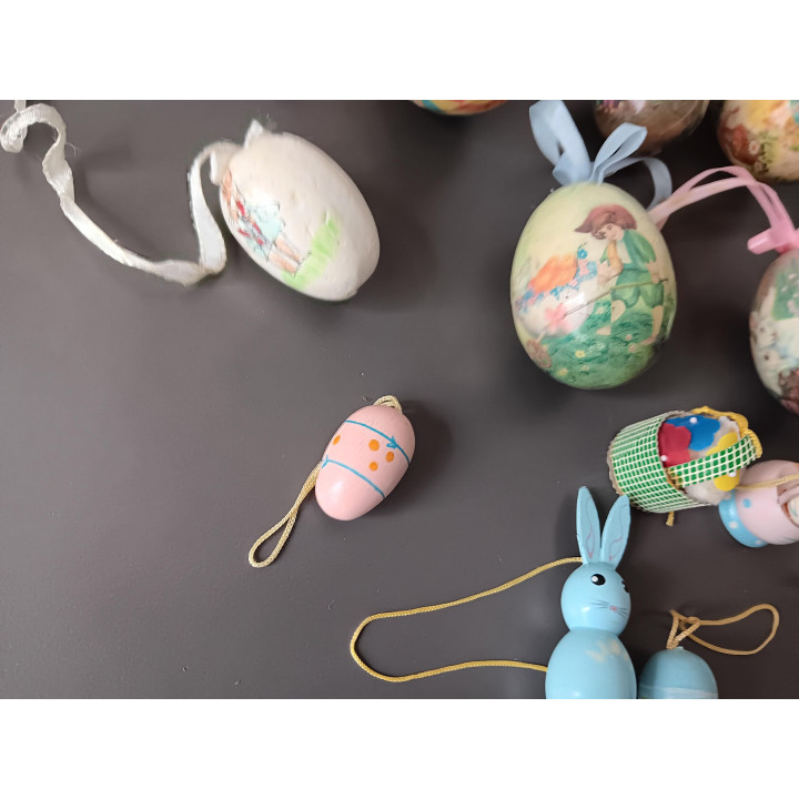Paasornamenten hangdecoratie set van 14 stuks