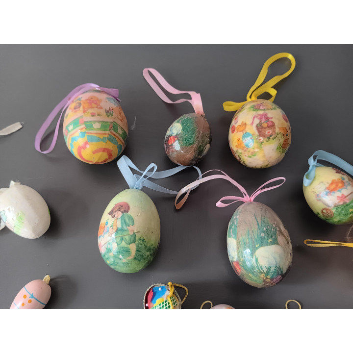 Paasornamenten hangdecoratie set van 14 stuks