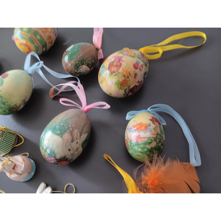 Paasornamenten hangdecoratie set van 14 stuks