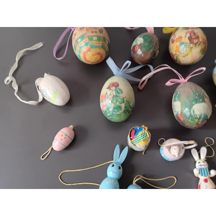 Paasornamenten hangdecoratie set van 14 stuks