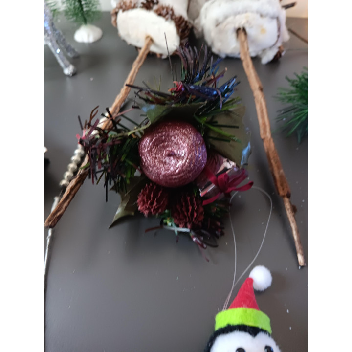 Set kerstdecoratie mix van 14 stuks