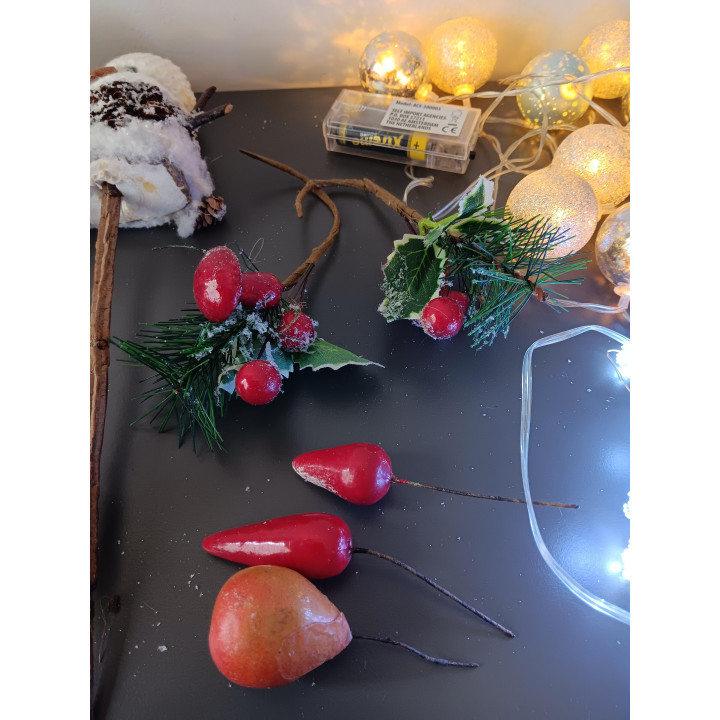 Set kerstdecoratie mix van 14 stuks