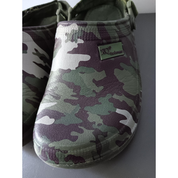 Camouflage tuinklompen XQ Gardenwear maat 35/36
