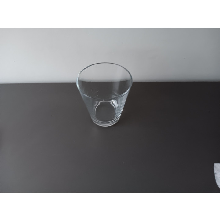 Helder drinkglas met verzwaarde bodem