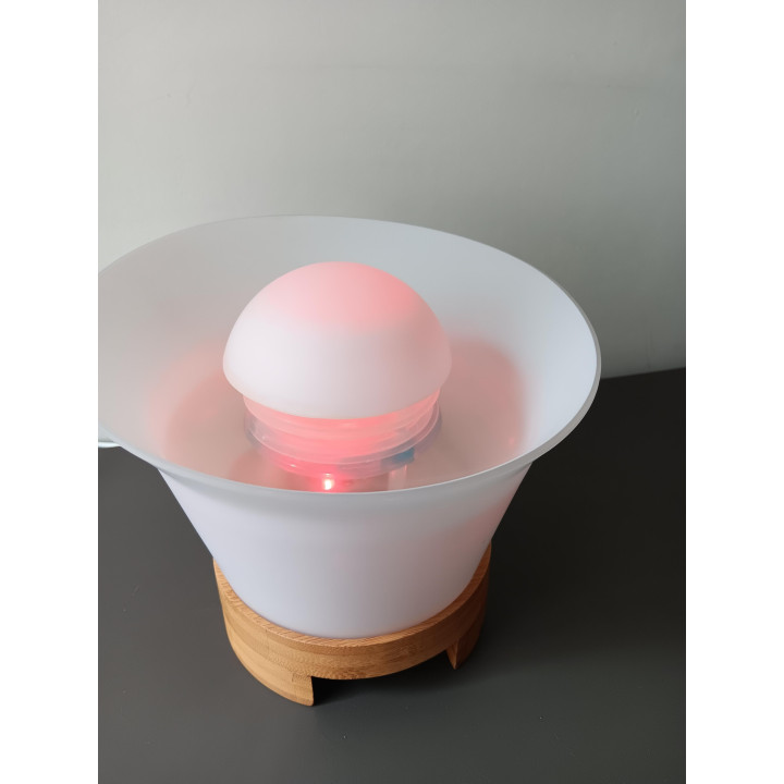 Ultrasone luchtbevochtiger met led verlichting