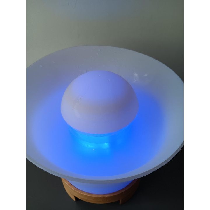 Ultrasone luchtbevochtiger met led verlichting