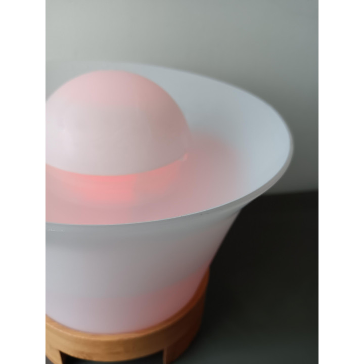 Ultrasone luchtbevochtiger met led verlichting