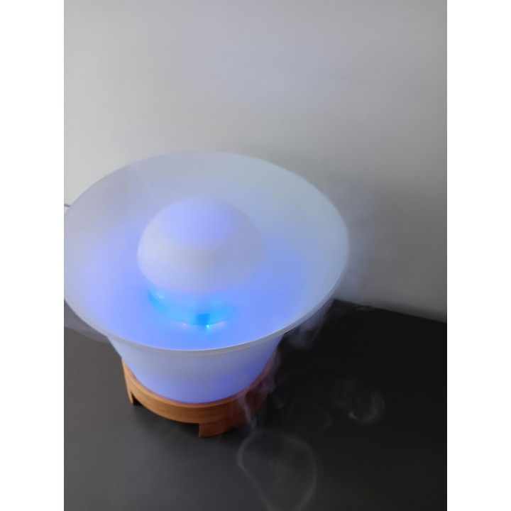 Ultrasone luchtbevochtiger met led verlichting