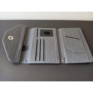 Grijze organizer etui