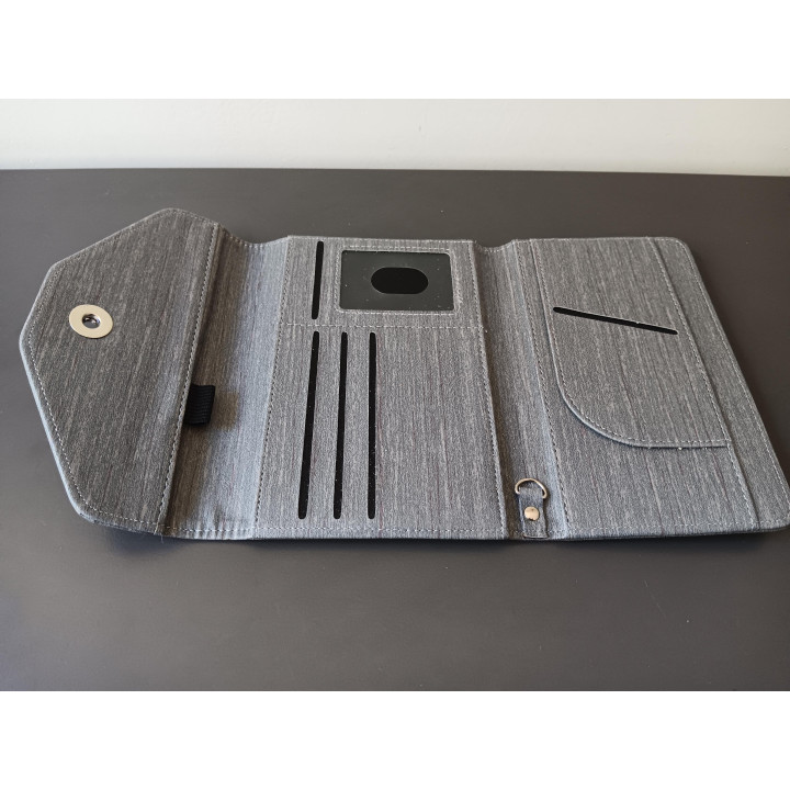 Grijze organizer etui